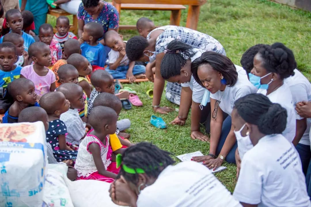 Beautiful Ones visit to Agape Babies Home moment 7