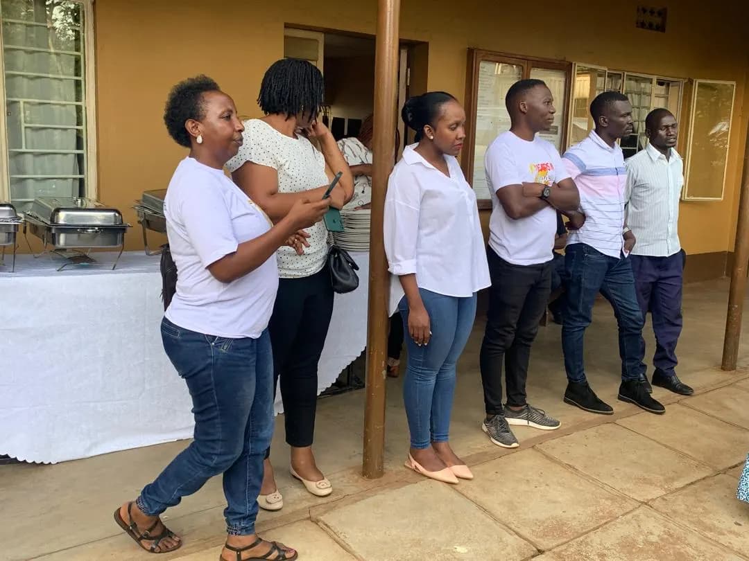 Visit to Kampala School for the Physically Handicapped moment 2