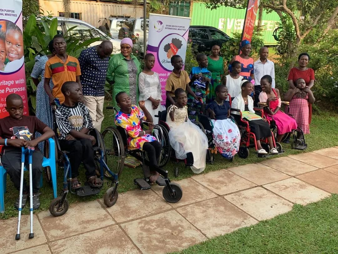 Visit to Kampala School for the Physically Handicapped moment 3