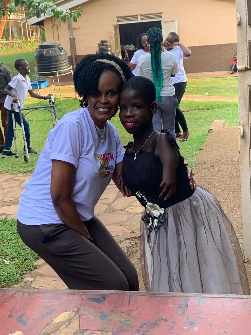 Visit to Kampala School for the Physically Handicapped moment 5