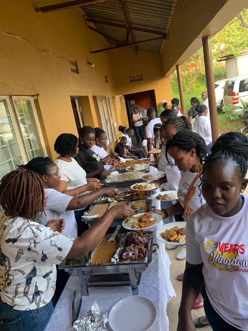Visit to Kampala School for the Physically Handicapped moment 11