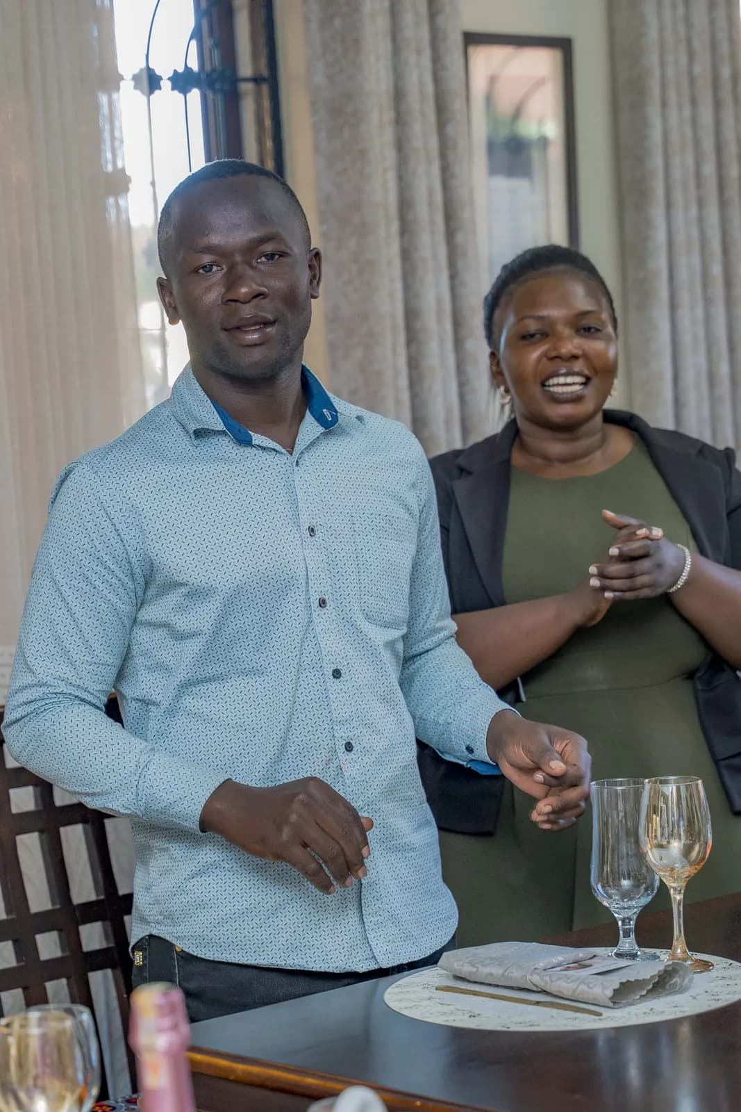 Miracle and Godfrey marital blessing moment 15