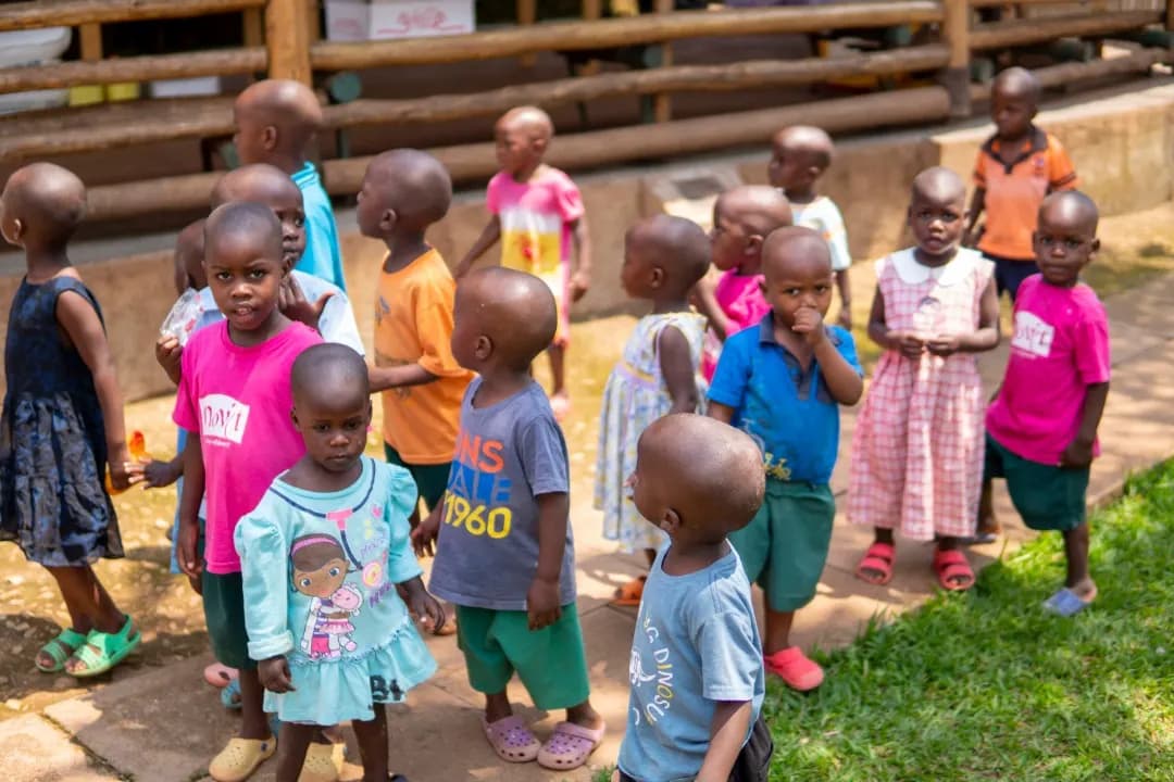 Sanyu Babies' Home and Agape Babies Home visit moment 4