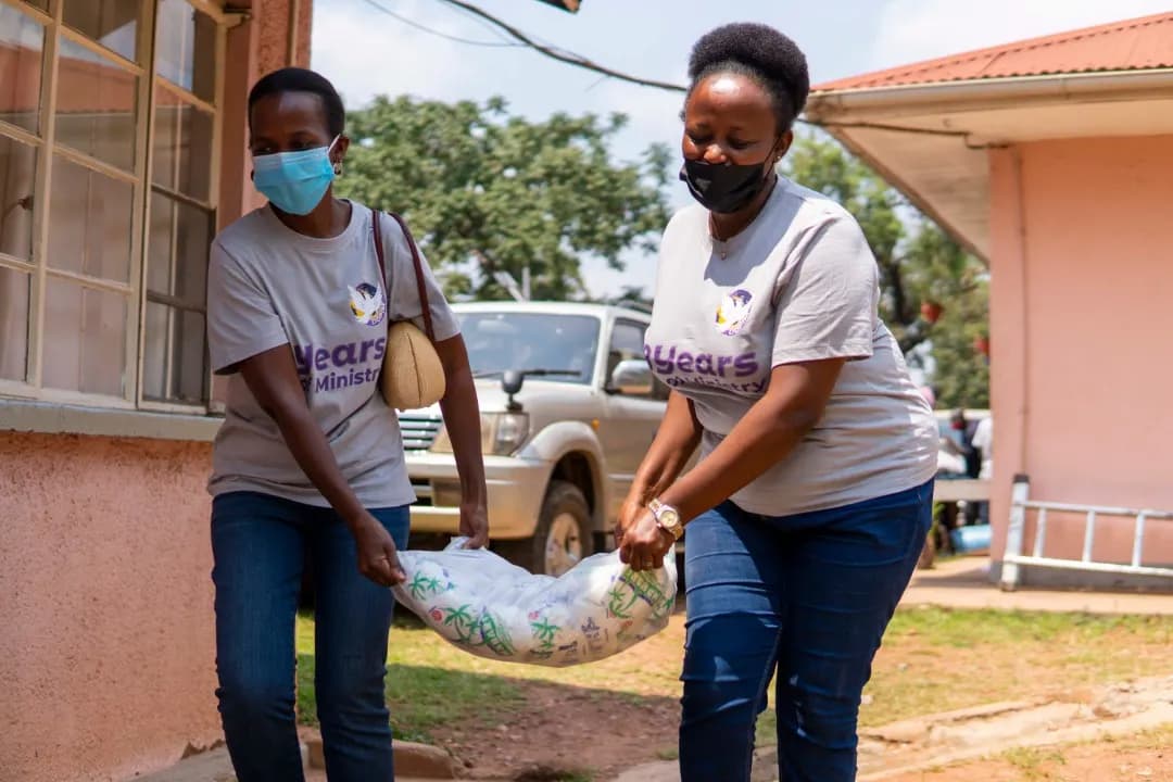 Sanyu Babies' Home and Agape Babies Home visit moment 6