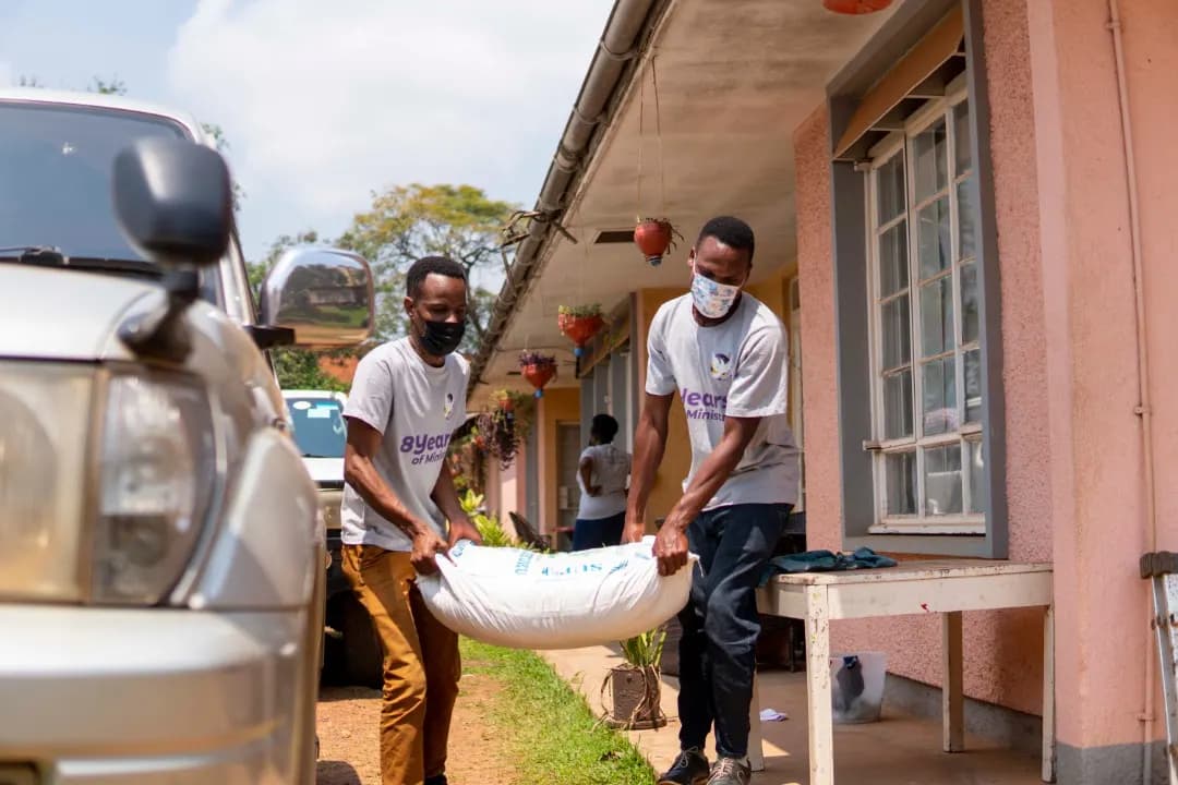 Sanyu Babies' Home and Agape Babies Home visit moment 7
