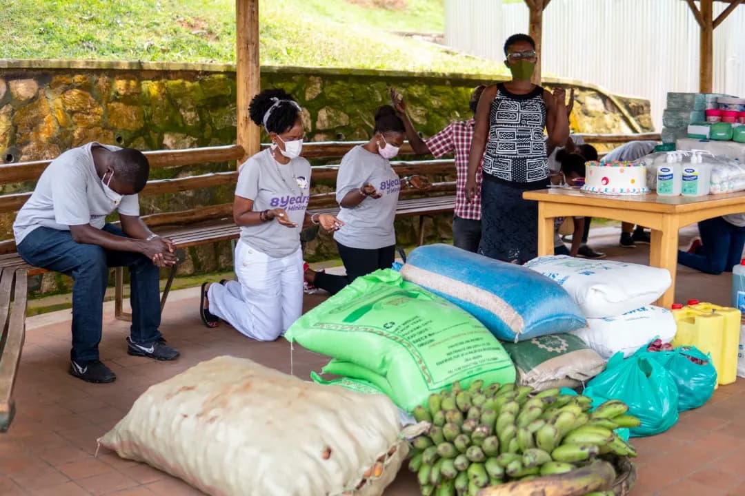 Sanyu Babies' Home and Agape Babies Home visit moment 10