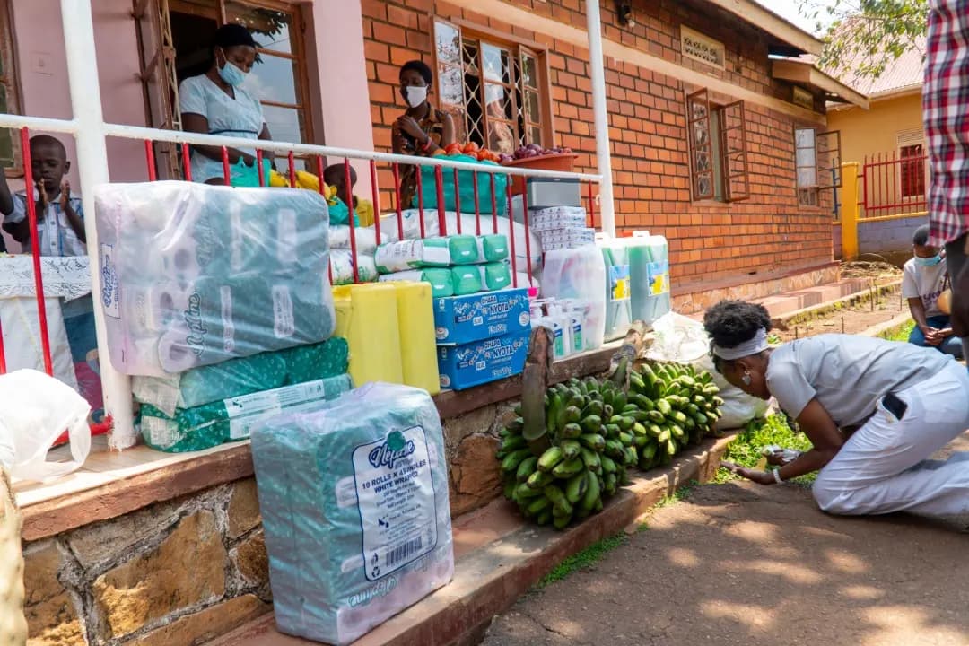 Sanyu Babies' Home and Agape Babies Home visit moment 13