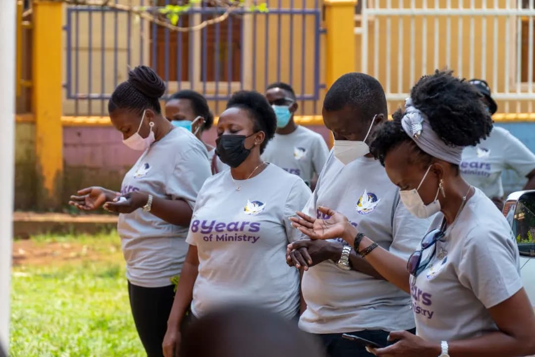 Sanyu Babies' Home and Agape Babies Home visit moment 14