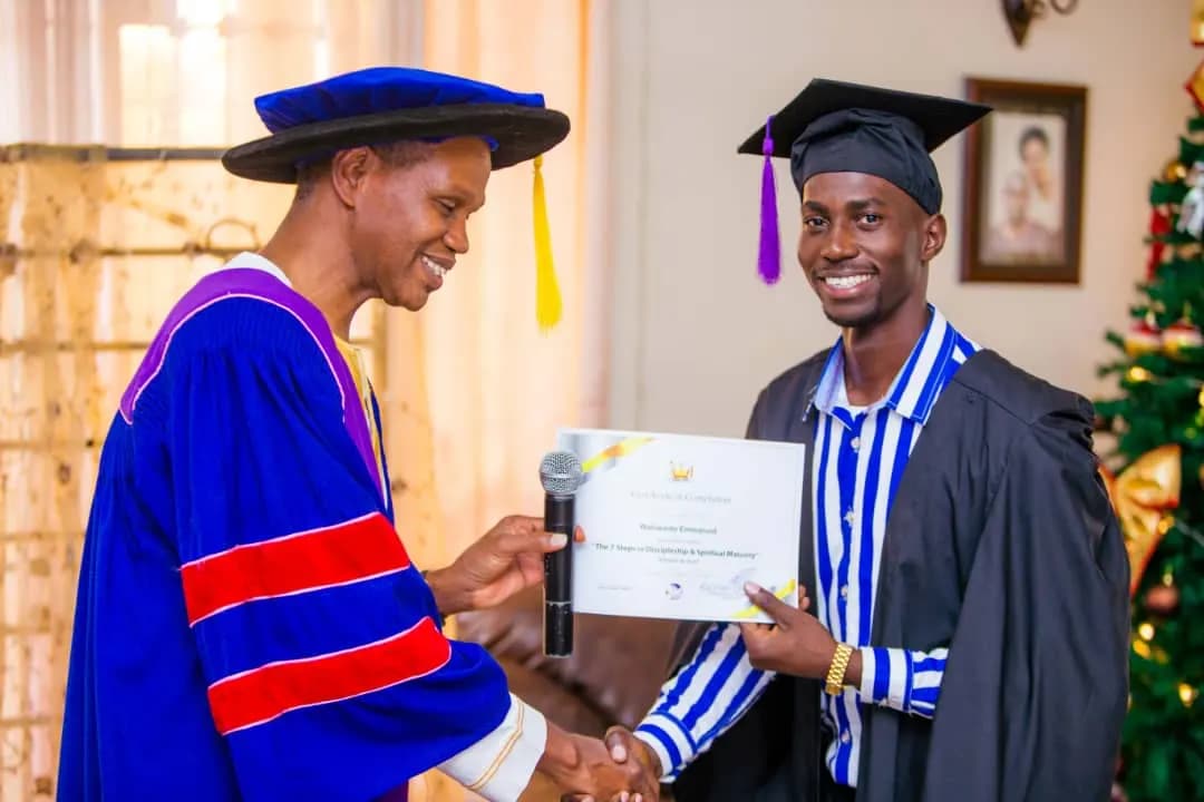 Workers discipleship graduation moment 3