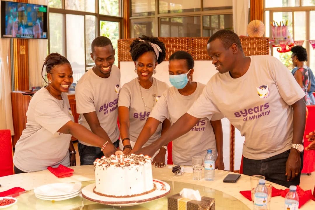DDPIM anniversary fellowship moment