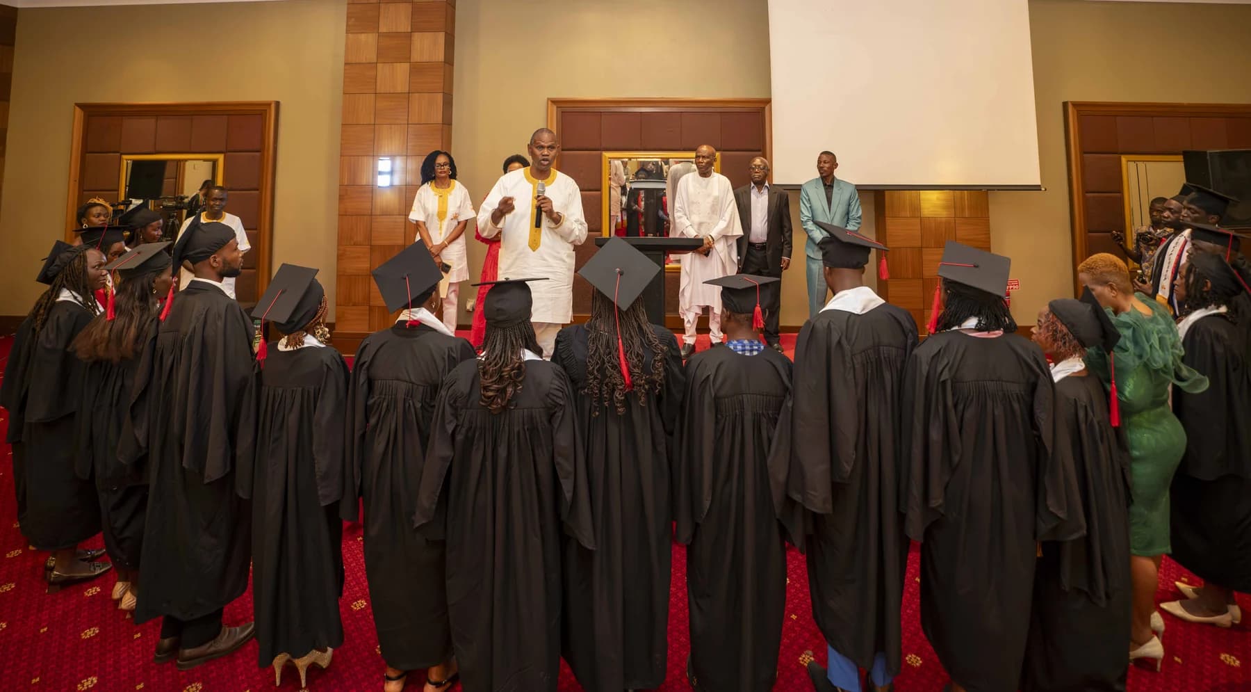 Workers' discipleship graduation gathering